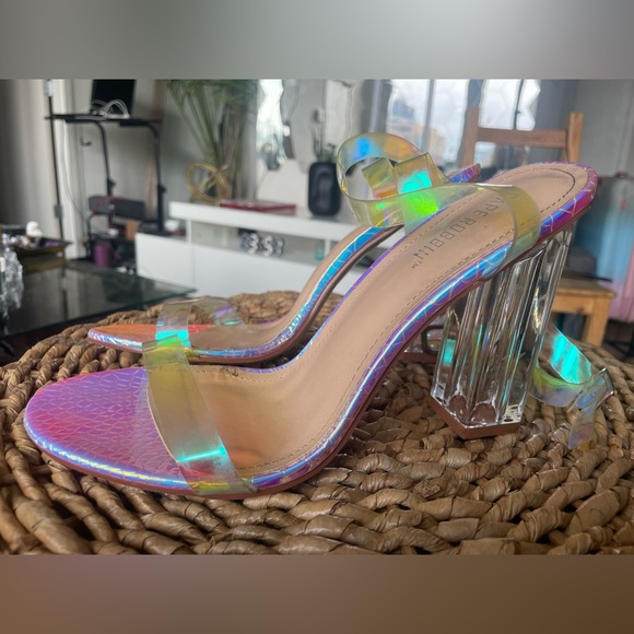 Cape Robbin Iridescent Strap Heels - Picture 14 of 16